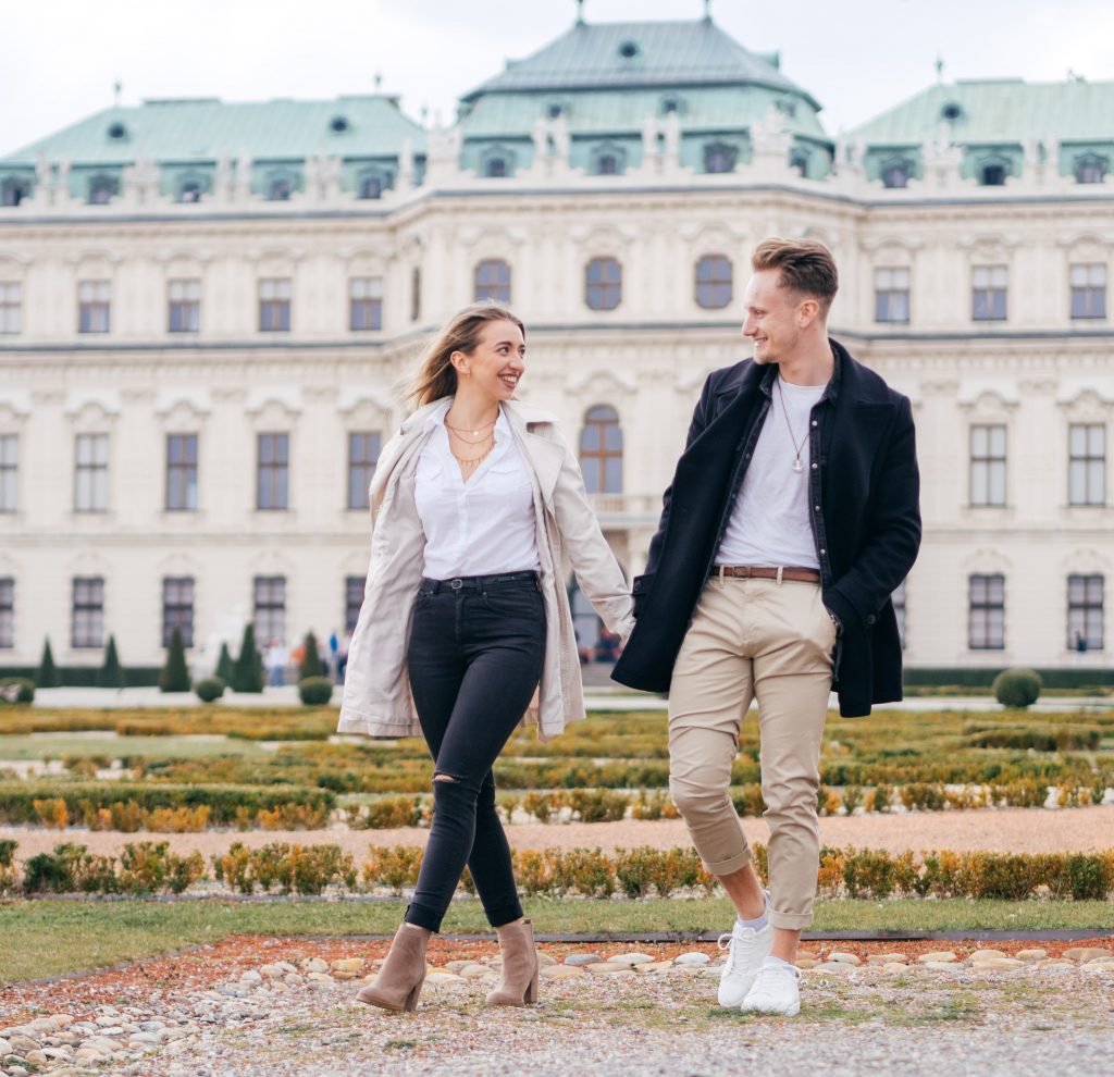 Belvedere Love story - Vienna couple photography engagement