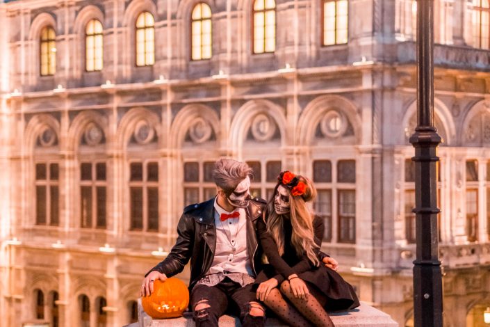 Halloween shooting in Vienna Opera Albertina Platz