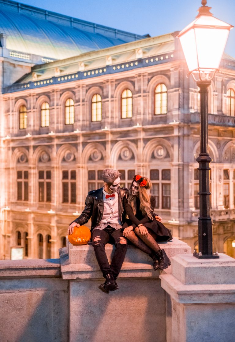 Halloween shooting in Vienna Opera Albertina Platz