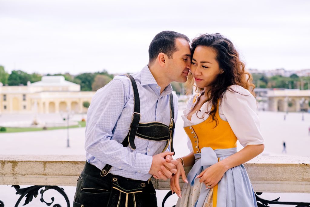 Schönbrunn Wien Verlobung Fotograf