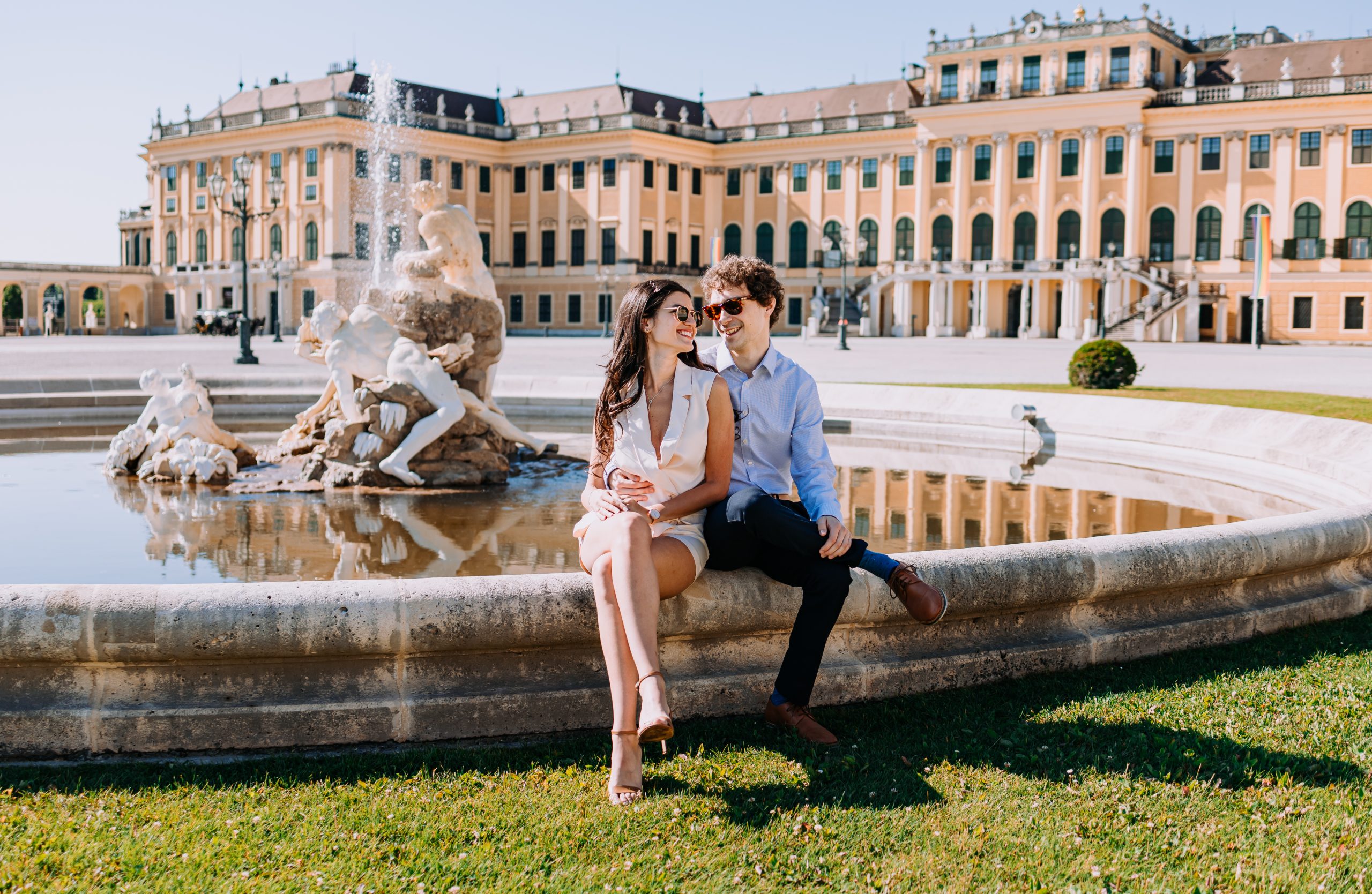 Schönbrunn Engagement potoshoot